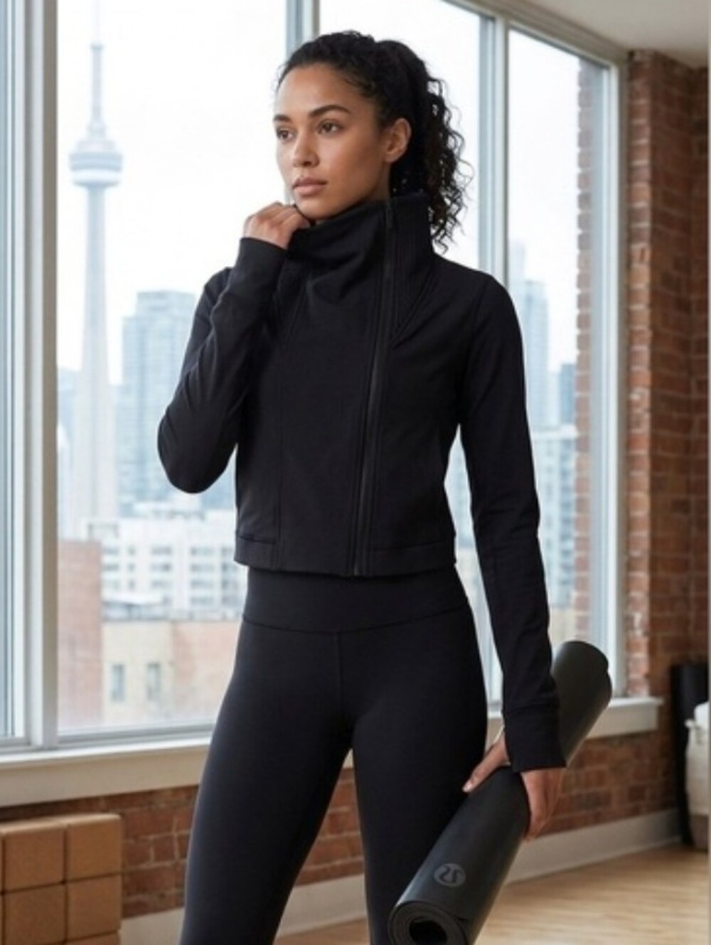 Rare lululemon cropped principal jacket